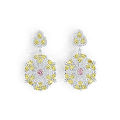 Sterling Silver Semi Mount Earrings Setting Oval OV 5X4mm PE 4X3mm DHJ