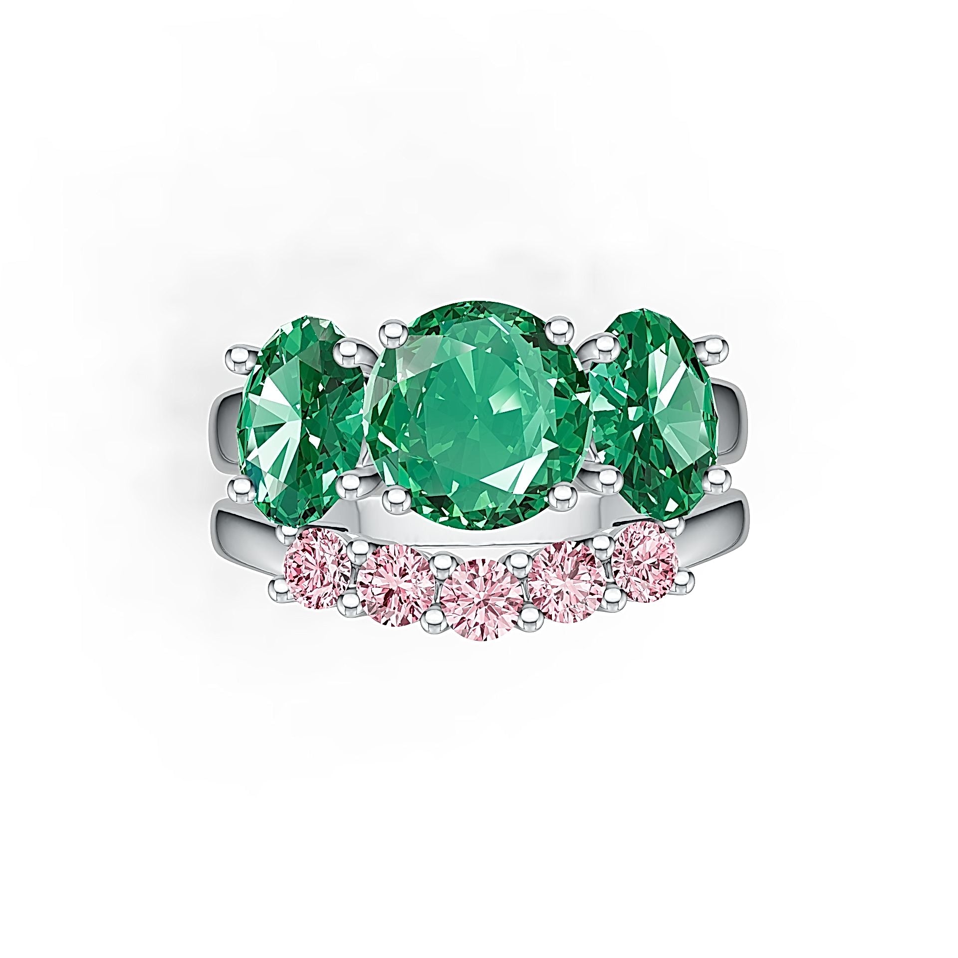 Sterling Silver Semi Mount Ring Setting OV 8X6MM OV 8X8MM Syzjewelry