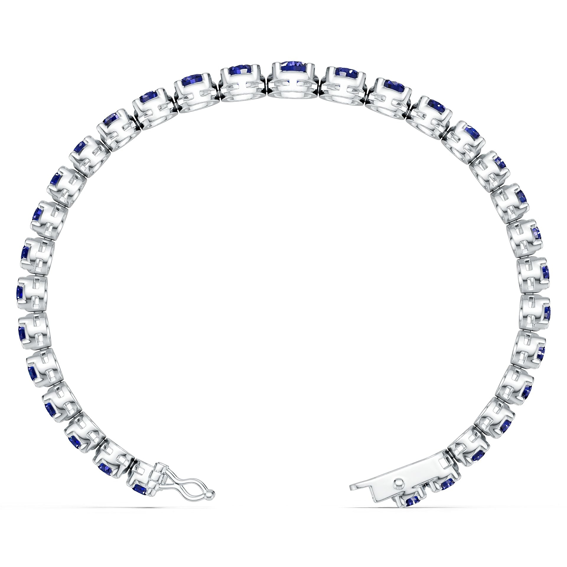 10K Gold Semi Mount Bracelet Setting Round Ro 4x4mm Syz Jewelry
