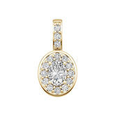 Sterling Silver Semi Mount Pendant Setting Oval OV 7X5mm Syzjewelry