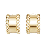 Platinum Semi Mount Earrings Setting Round Ro 6x6mm Syz Jewelry