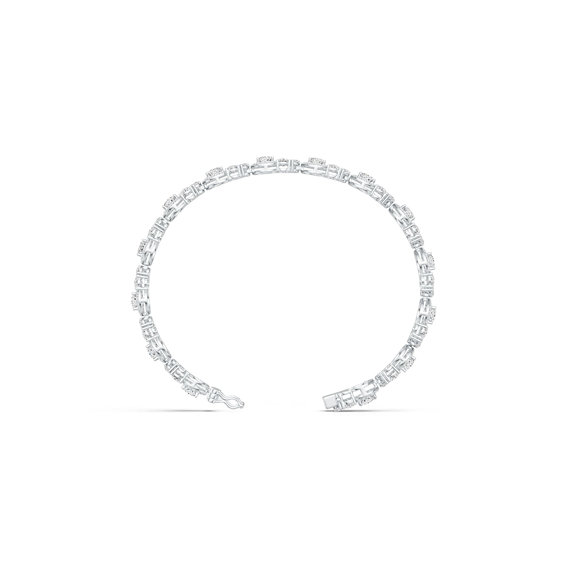 Sterling Silver Semi Mount Bracelet Setting Oval OV 7X5mm DHJ