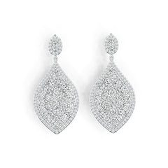 Sterling Silver Semi Mount Earrings Setting Oval OV 5X3mm DHJ