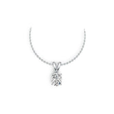Sterling Silver Semi Mount Pendant Setting Oval OV 8X6mm DHJ