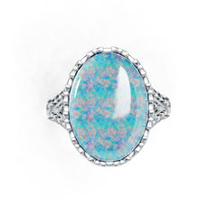 Platinum Semi Mount Ring Setting Round Ro 18x13mm Syz Jewelry