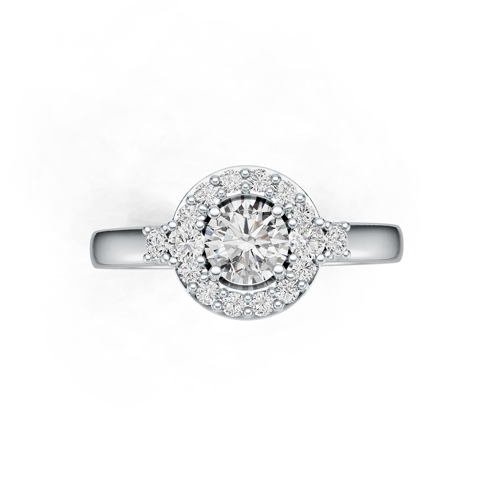 Sterling Silver Semi Mount Ring Setting Round RD 5X5mm DHJ