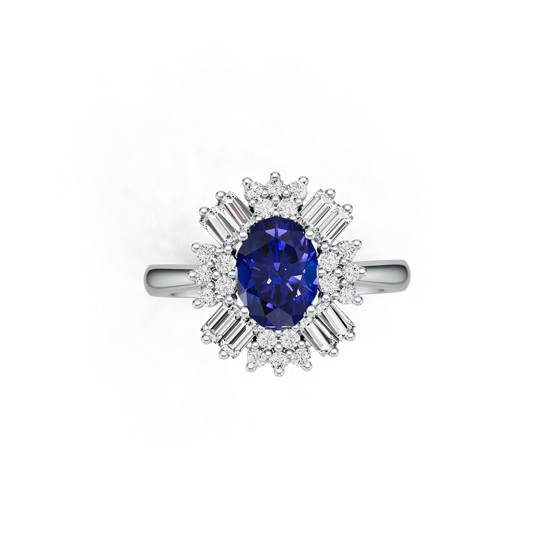 Sterling Silver Semi Mount Ring Setting Oval OV 8x6mm Syzjewelry