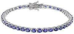 Platinum Semi Mount Bracelet Setting Oval OV 4X3mm Tennis Bracelet DHJ