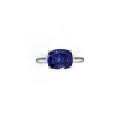 10K Gold Semi Mount Ring Setting Cushion Cu 10x8mm Moissanite Accent Syzjewelry