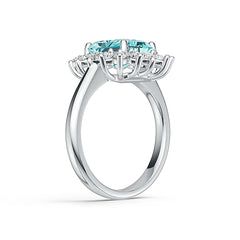 Sterling Silver Semi Mount Ring Setting Emerald OCT 9X7mm Syzjewelry