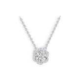 Sterling Silver Semi Mount Pendant Setting Round RD 6.5x6.5mm Syzjewelry