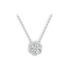 Sterling Silver Semi Mount Pendant Setting Round RD 6.5x6.5mm Syzjewelry