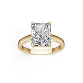 14K Gold Semi Mount Ring Setting Emerald Em 10x8mm Diamond Accent Syz Jewelry