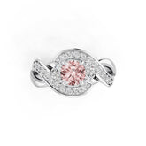 Sterling Silver Semi Mount Ring Setting Round Ro 5x5mm Syz Jewelry