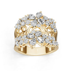 10K Gold Semi Mount Ring Setting Pear Pe 4x3mm Moissanite Accent Syz Jewelry