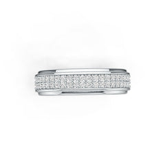 Sterling Silver Semi Mount Ring Setting Round RD 1.5mm DHJ