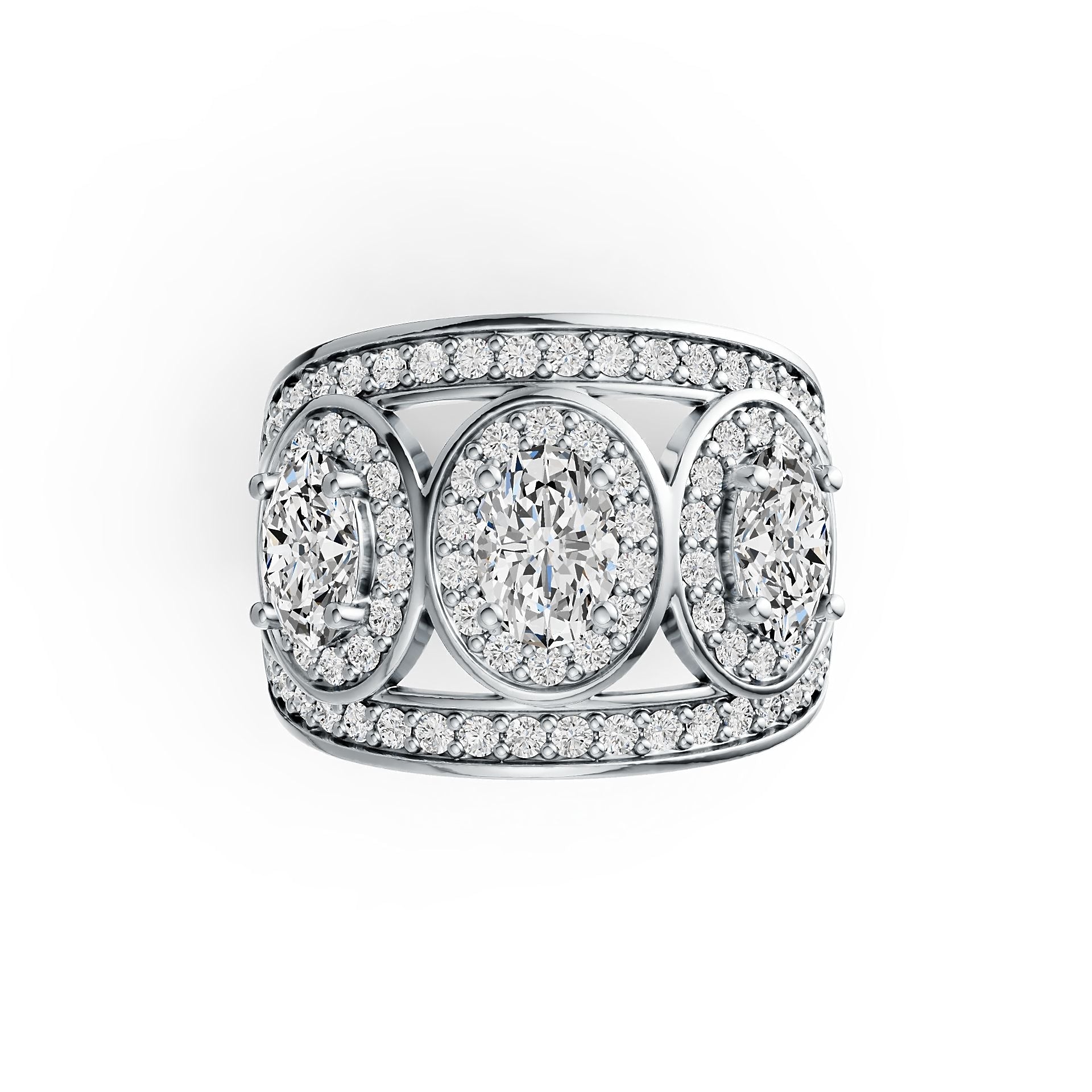 Sterling Silver Semi Mount Ring Setting Oval OV 7X5mm DHJ