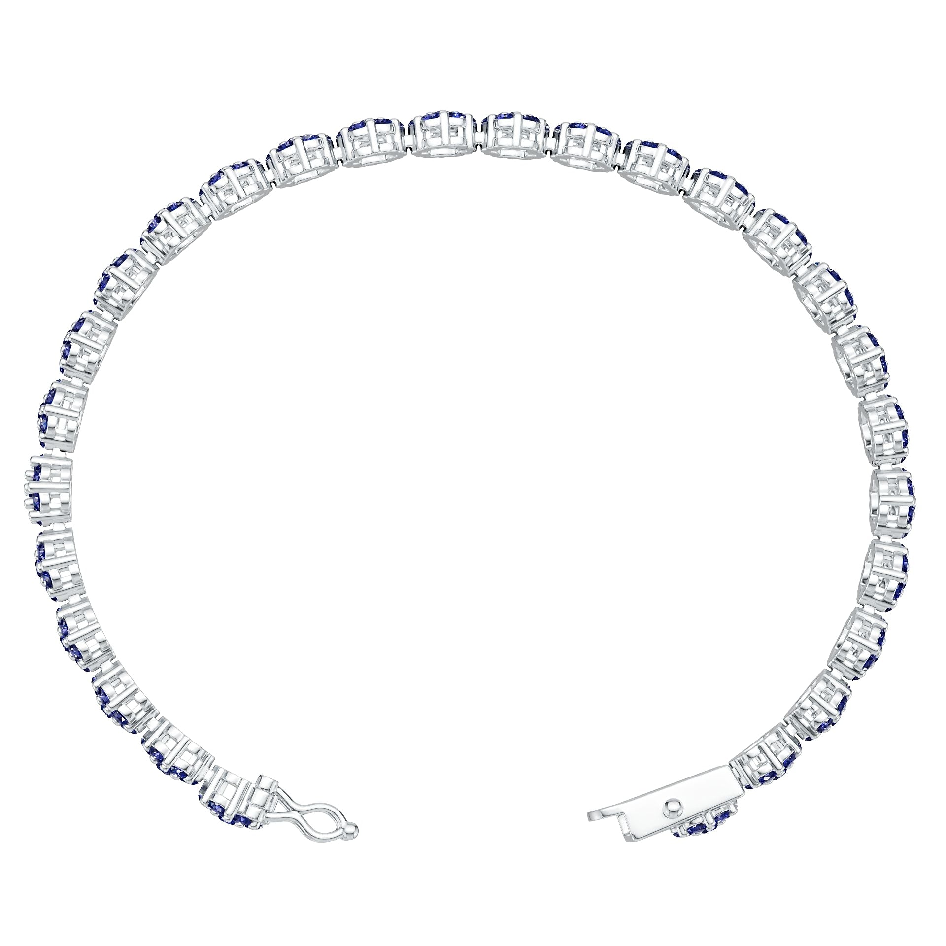 10K Gold Semi Mount Bracelet Setting Round Ro 2x2mm Syz Jewelry