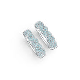10K Gold Ear Cuff Earrings Twist Style with or Moissanite Moissanite Accent DHJ
