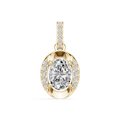 Sterling Silver Semi Mount Pendant Setting Oval OV 7X5mm Syzjewelry
