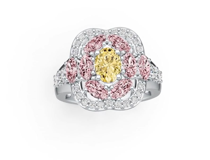 Sterling Silver Semi Mount Ring Setting Oval OV 7X5mm OV 5X3mm DHJ