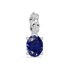 Sterling Silver Semi Mount Pendant Setting Oval Ov 9x7mm Syz Jewelry