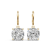 Platinum Semi Mount Earrings Setting Round Ro 10x10mm Syz Jewelry