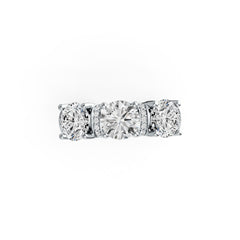 Sterling Silver Semi Mount Ring Setting Round RD 7X7mm with White Topaz DHJ