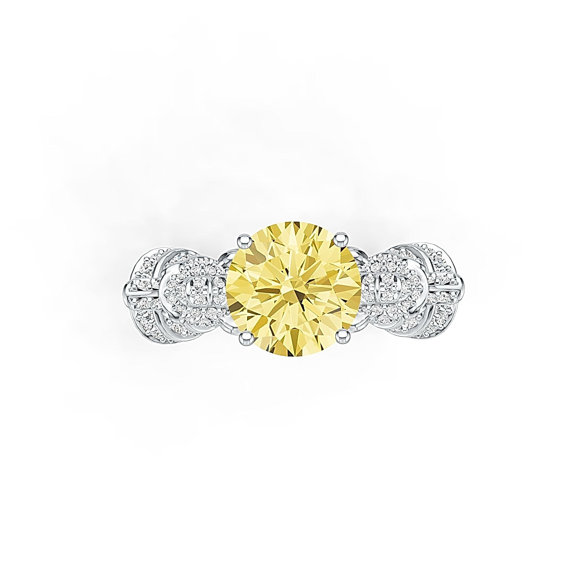 Sterling Silver Semi Mount Ring Setting Round RD 10x10mm Seahorse Ring DHJ