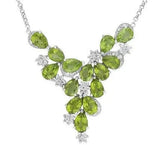Platinum Semi Mount Pendant Setting Pear PE 7X5mm Necklace DHJ