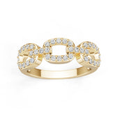 10K Gold Semi Mount Ring Setting Round Ro 6x6mm Moissanite Accent Syz Jewelry
