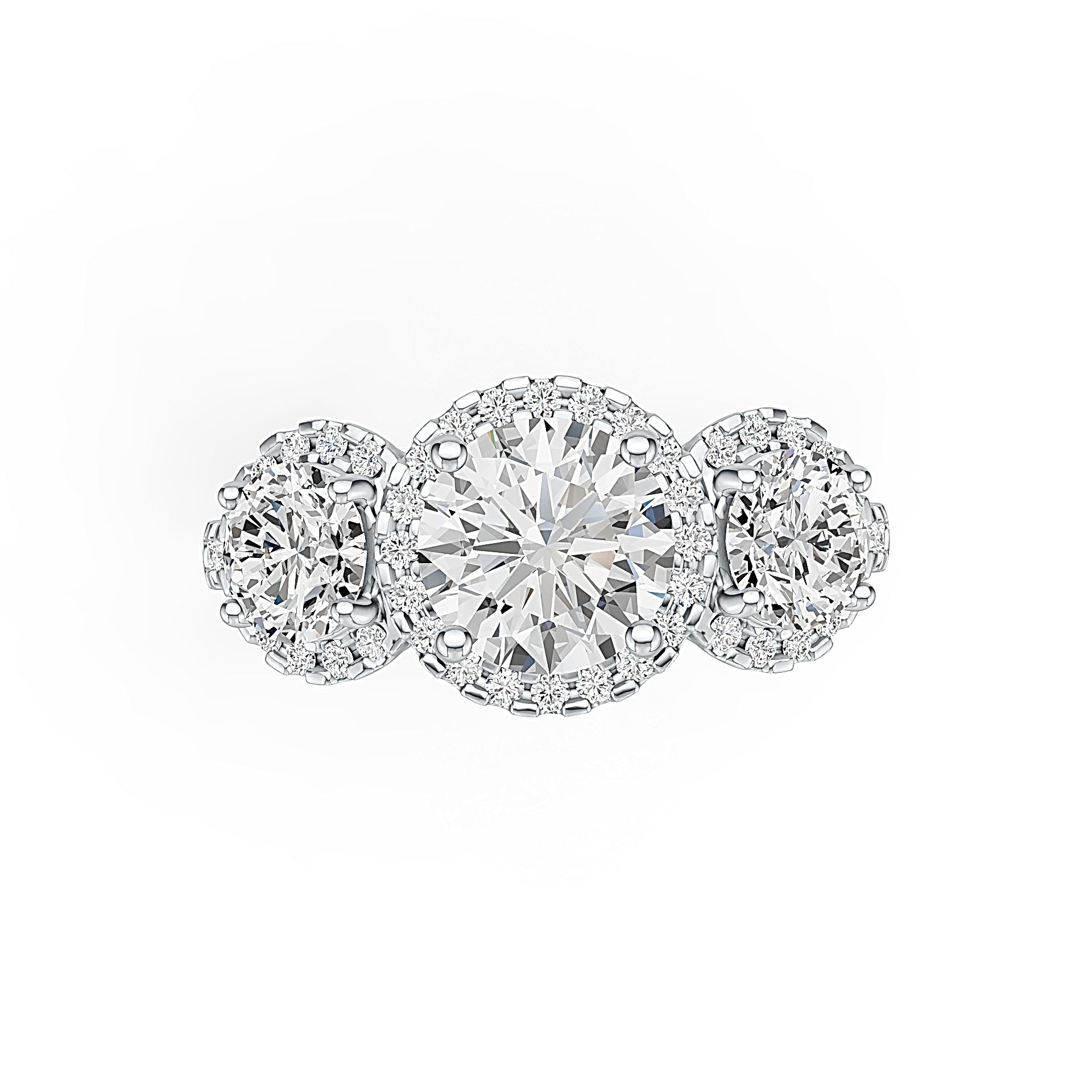 Sterling Silver Semi Mount Ring Setting Round RD 7x7mm RD 5x5mm Syzjewelry