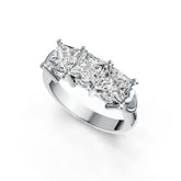 10K Gold Semi Mount Ring Setting Princess SQ 5.5X5.5mm DHJ