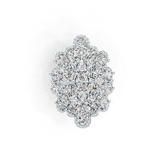 Sterling Silver Semi Mount Ring Setting Oval OV 6X4mm DHJ