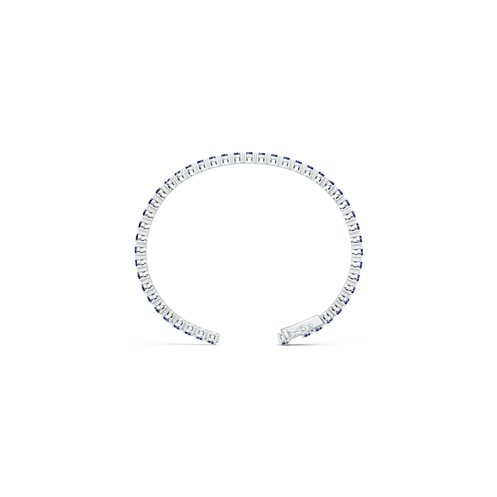 Sterling Silver Semi Mount Bracelet Setting Round RD 3x3mm DHJ