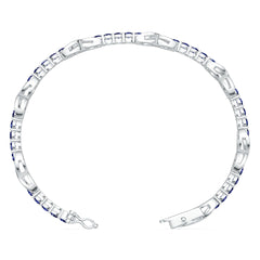 Sterling Silver Semi Mount Bracelet Setting Round RD 3x3mm DHJ