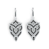 Sterling Silver Semi Mount Earrings Setting Round RD 2x2mm DHJ