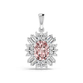 Sterling Silver Semi Mount Pendant Setting Oval Ov 8x6mm Syz Jewelry