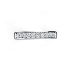 Sterling Silver Semi Mount Ring Setting Round RD 2x2mm DHJ