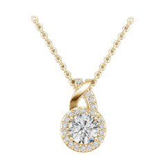 Platinum Semi Mount Pendant Setting Round Ro 5x5mm Diamond Accent Syz Jewelry