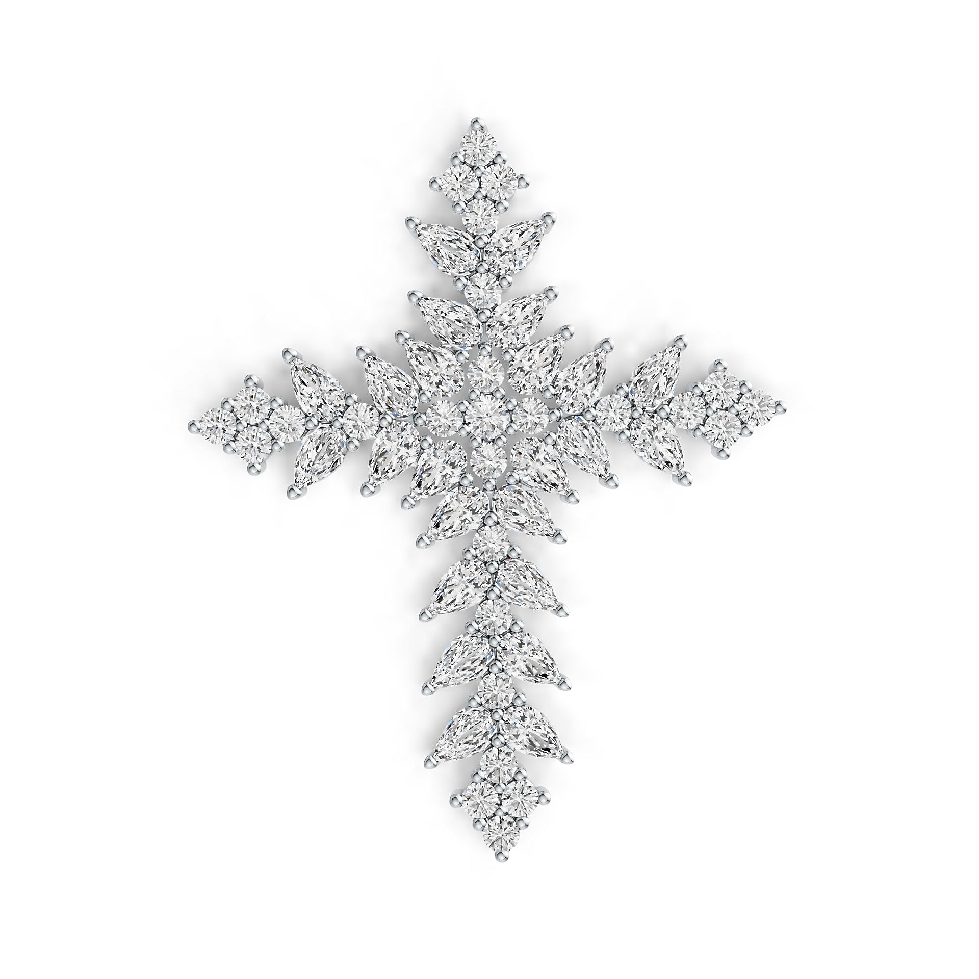 Sterling Silver Semi Mount Pendant Setting Pear PE 5X3mm DHJ