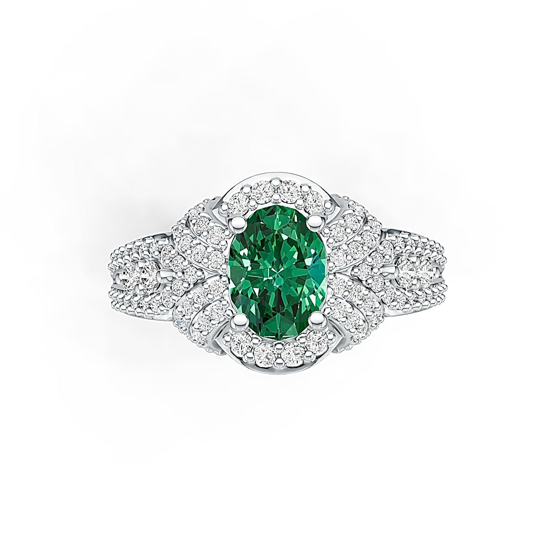 Sterling Silver Semi Mount Ring Setting Oval OV 8X6mm DHJ