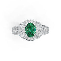 Sterling Silver Semi Mount Ring Setting Oval OV 8X6mm DHJ