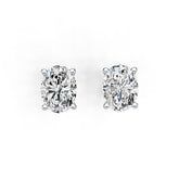 Sterling Silver Semi Mount Earrings Setting Oval OV 8X6mm DHJ