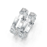 18K Gold Semi Mount Earrings Setting Round RD 5x5mm Diamond Accent DHJ