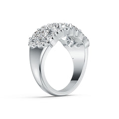 Sterling Silver Semi Mount Ring Setting Oval OV 4X3mm DHJ