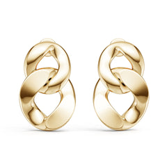 10K Gold Semi Mount Earrings Setting Round Ro 6x6mm Syz Jewelry
