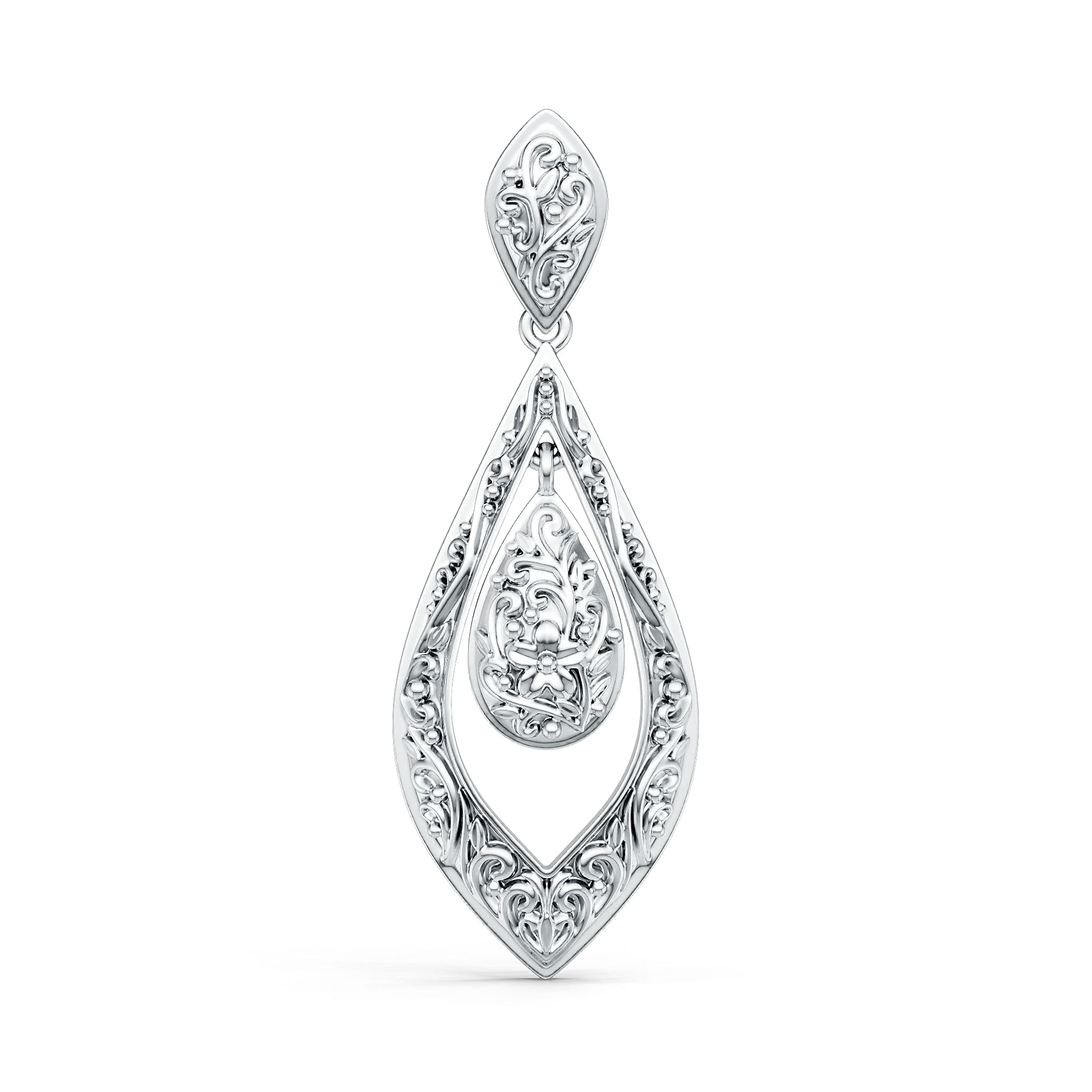 10K Gold Semi Mount Pendant Setting Round Ro Syz Jewelry
