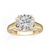 Sterling Silver Semi Mount Ring Setting Round Ro 10x10mm Syzjewelry