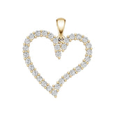 14K Gold Semi Mount Pendant Setting Round Ro 6x6mm Syz Jewelry